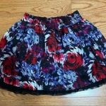 Candie's Candie’s Floral Mini Skirt Size Large in Juniors Photo 0