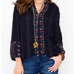 Johnny Was  Workshop Vika Paris Effortless Blouse Photo 8