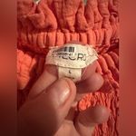 Anthropologie  / PILCRO | Sleeveless Smocked Romper in Coral, Size L Photo 8