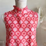 J Marie The Scarlette Sleeveless Floral Ruffle Neck Dress Orange Photo 3