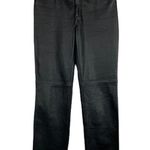 Tommy Hilfiger Vintage  Leather Straight Leg Pants Size 6 Photo 9