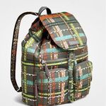 Vera Bradley Midtown Cargo City Plaid Backpack in Multi-Color / Grey Photo 0