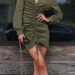 Emory park Drawstring Shirt Dress Photo 0