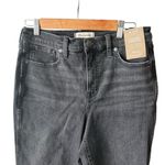 Madewell NWT Tall Mid-Rise Stovepipe Jeans in Armand Wash: Raw-Hem Edition Sz 29 Photo 6