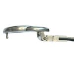 Gucci Marmont Belt Beige GG Supreme Canvas Black Leather Waist 35 - 39 Size 37 Photo 12