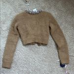 Self Portrait jeweled cardigan. S Tan Photo 14