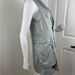 Tomboy Elegant Mint Color Sleeveless Dress/Blazer One Size. #70 Silver Photo 7
