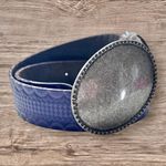 Free People NWT  Duke Concho Belt in Blackberry Photo 3