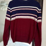 Vintage 90s BO.G Sport Stripe Sweater Size M Photo 0
