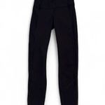 Lululemon  athletica mesh panel Jet Black Leggings size 6 Photo 0