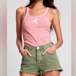 One Teaspoon NWT  Bonitas High Waist Denim Shorts - Super Khaki Photo 0