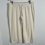 Made for life  soft velvet Capri sweatpants.  Size PL.  drawstring waist. Photo 3