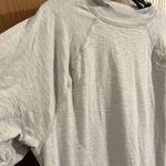 Universal Threads Universal Thread Mock Neck‎ Light Gray T Shirt Dress Medium Photo 4