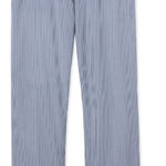 LAKE Pajamas Striped Cotton Poplin Pajama Pants Women’s Size M Blue Size M Photo 0