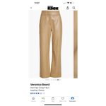 Veronica Beard Cormac Crop Faux Leather Pants High Rise 8 Buttery Soft Office Photo 5