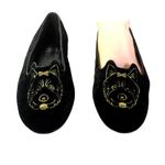VINTAGE 1990'S VANELI BLACK VELVET & LEATHER "YORKIE" LOAFERS (6.5) Photo 3