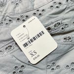 Free People NWT Turning Heads Eyelet Off The Shoulder Crop Top Size XS in Stone Photo 6