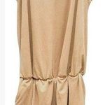 Free People Tan Faux Suede Sleeveless Romper Women’s Size Small NWT Photo 0