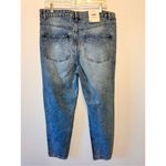 Refuge New Denim Mom Jeans High Rise Tapered Size 11 Juniors Teen Distressed Photo 1