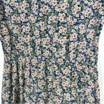 Sandro  Silk Floral Retro Collared Shirt Dress Photo 8