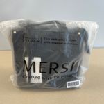 NWT Mersi Riley Nylon Tote Bag, Black Photo 7