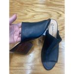 Bella Vita Kathy Slide Sandals Women's 8.5 M Black Leather Slip On Open Toe S14 Photo 3