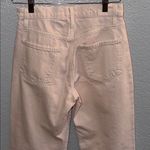 frame denim Frame - Le Jane Crop Light Pink Hem Straight Leg Denim Jeans Size 25 Photo 6