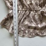 Sugar Lips Sugar+ Lips Women’s One Shoulder Snake Print Top Size XS Elastic Waist Photo 10