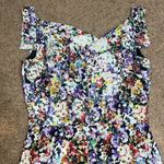 Black Halo  Sullivan Floral Sheath Dress Painted Meadow 0 Photo 7