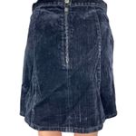 ASOS Design Blue Velvet Velour Mini Straight Pencil Denim Jeans Skirt Size 6 Photo 2
