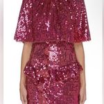 Needle & Thread  Scarlett Sequin Cape In Red Size M/L Photo 0