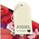 JODIFL  Orange Print Blouse Long Sleeve Button Down Shirt Women Size Medium‎ New Photo 7