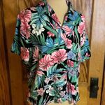 Wild Fable  Bright Floral Hawaiian Shirt Photo 6