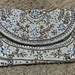 Lulus  Cream Satin Clutch with detachable metal chain Photo 0