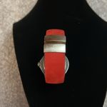 Coldwater Creek Vintage  Red Suede Cuff Watch Photo 5