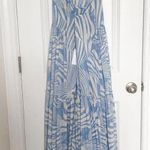 MISA Los Angeles NEW  Kalita Dress Casablanca Blu Shell Maxi Photo 7