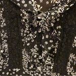 Bila Floral Sheer Blouse Black White Small Photo 2