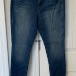 Johnny Was  10 inch high rise skinny jeans size 30 dark wash Photo 0