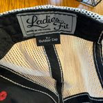 Women's United States Of America Trucker Hat Mesh Snapback Baseball‎ Cap Red Photo 3