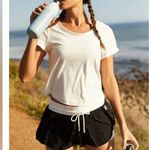 Free People  Movement Day Dream 2-In-1 Shorts Black White Activewear Womens Large Photo 0