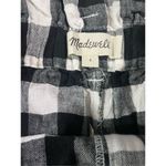 Madewell  Linen-Cotton Paperbag Shorts in Gingham Check NEW size 4 Photo 3