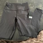 90 Degrees by Reflex Black Shiny Leggings Photo 0