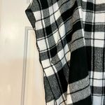 Multiples  Buffalo Plaid Turtleneck Fringe Poncho Small Photo 1