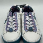 Stitch!!! Sneakers! Beautiful one of a kind sneakers! Women size 9 Blue Photo 0