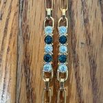 Vintage Camrose Kross Jackie Kennedy Grand Tour Replica Blue Flowers Necklace Gold Photo 5