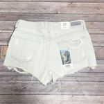 AGOLDE Parker Vintage Cut Off Distressed Button Fly Blanche White Blue Jean 27 Photo 4