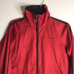 Nike Active Jacket Women's M Red Full Zip Vintage 90's Swoosh Logo Photo 1