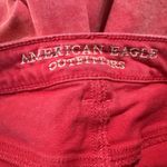American Eagle SZ 2 Shorts Mid-Rise Stretch Zip-Fly Rear Frayed Hems Pink Wash Photo 4