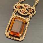 Wild Honey Vintage Sarah Coventry  Amber Glass Necklace Photo 11