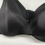 Cacique  Black Full Coverage Underwire Balconette Bra Womens 46C Push Up Photo 2